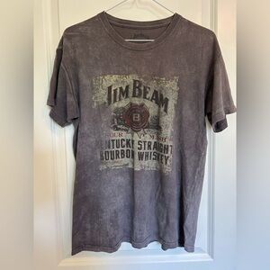 Jim Beam Gray Short Sleeve T-Shirt